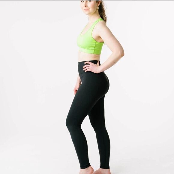 Zyia High Rise Legging Black Smooth & Sleek - Picture 2 of 10